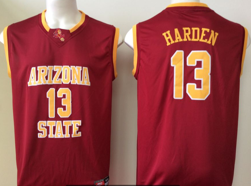 NCAA Men Arizona State Sun Devils Red 13->los angeles chargers->NFL Jersey